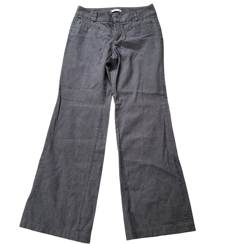 Dockers Gray‎ Wide Leg Dress Pants Womens Size 4M Stretch Work Trousers